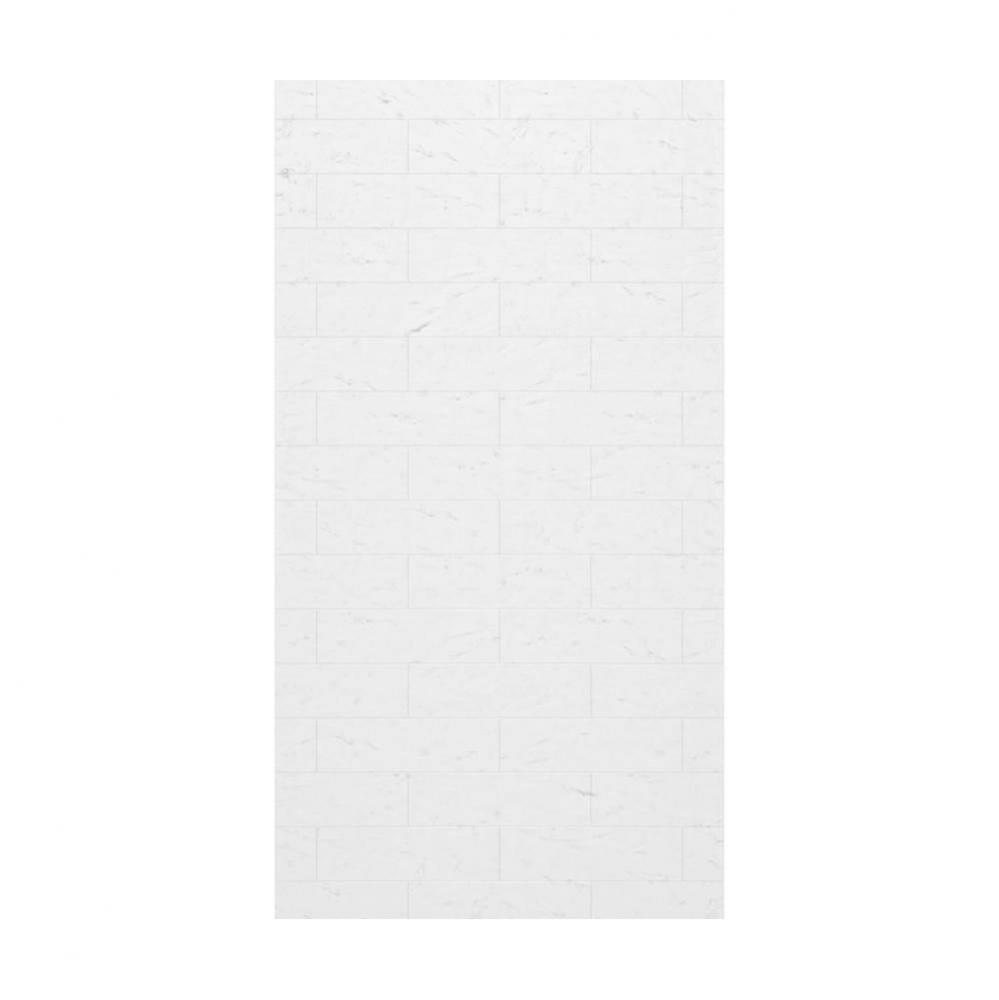 MSMK-8438-1 38 x 84 Swanstone® Modern Subway Tile Glue up Bathtub and Shower Single Wall Pane