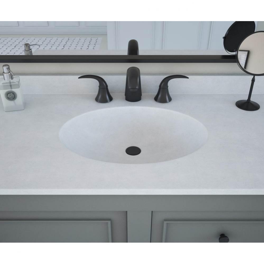 CH1B2243 Chesapeake 22 x 43 Single Bowl Vanity Top in Tahiti White