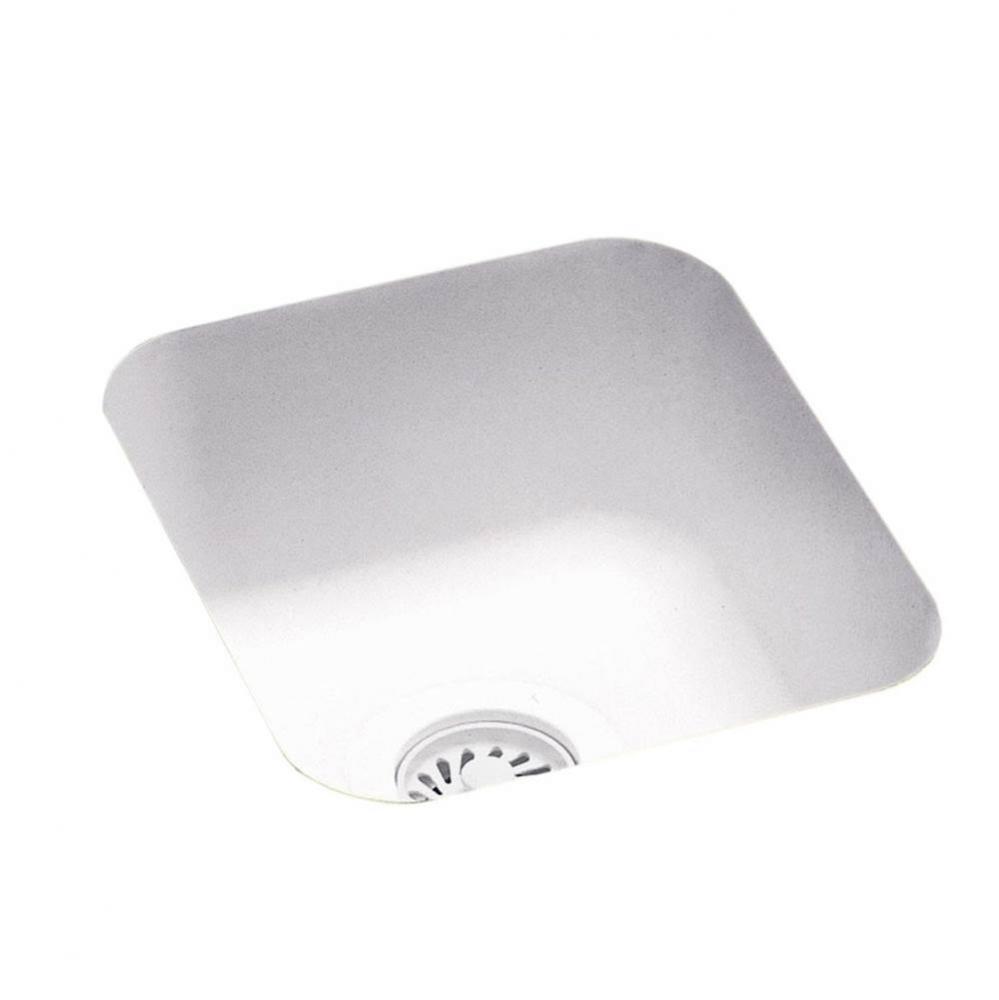 US-1210 13 x 15 Swanstone® Undermount Entertainment Sink in Bisque