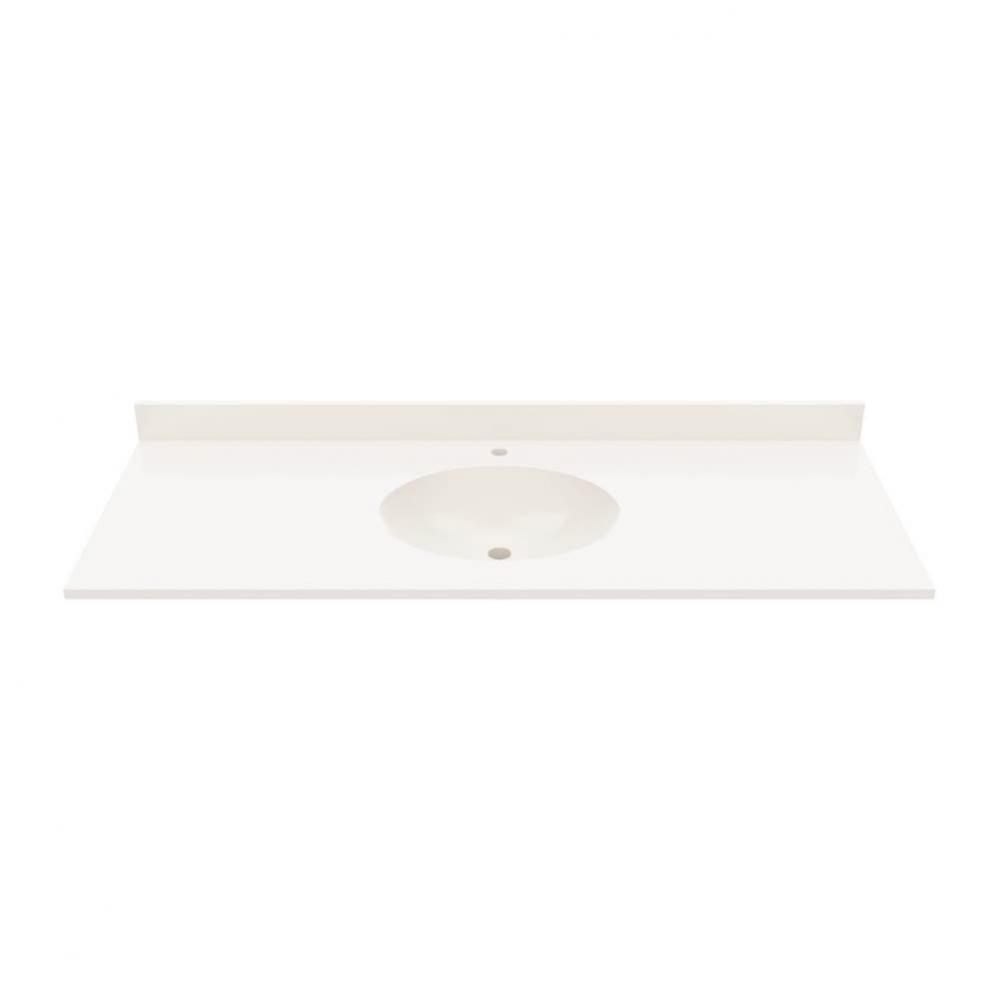 VC1B2255 Ellipse 22 x 55 Single Bowl Vanity Top in Bisque