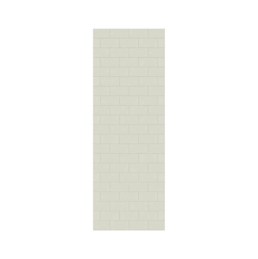 MTMK-8432-1 32 x 84 Swanstone® Metro Subway Tile Glue up Bathtub and Shower Single Wall Panel