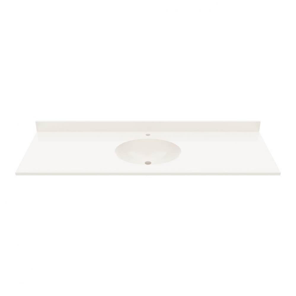 VC1B2261 Ellipse 22 x 61 Single Bowl Vanity Top in Bisque