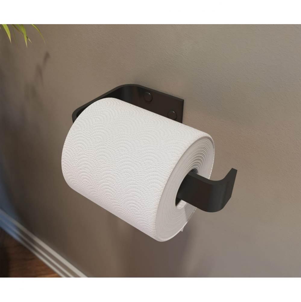 Odile Suite Toilet Paper Holder in Matte Black