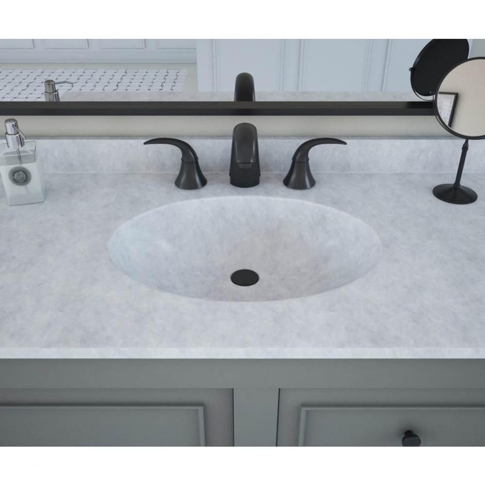 CH1B2243 Chesapeake 22 x 43 Single Bowl Vanity Top in Ice