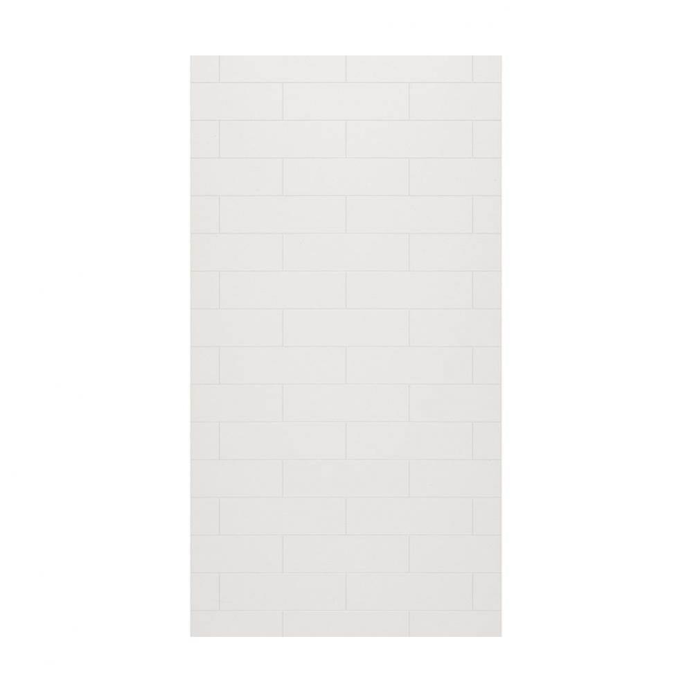 MSMK-8438-1 38 x 84 Swanstone® Modern Subway Tile Glue up Bathtub and Shower Single Wall Pane