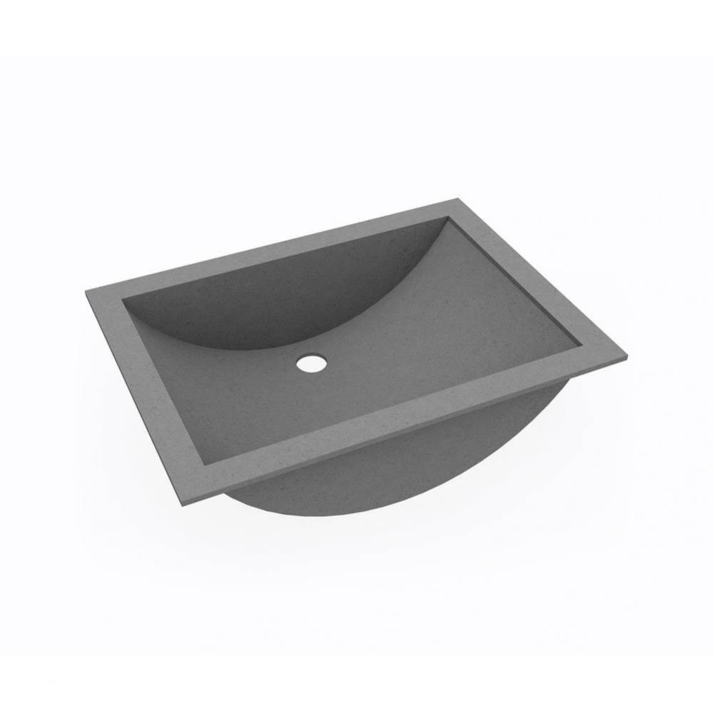 UC-1913 13 x 19 Swanstone® Undermount Single Bowl Sink in Ash Gray