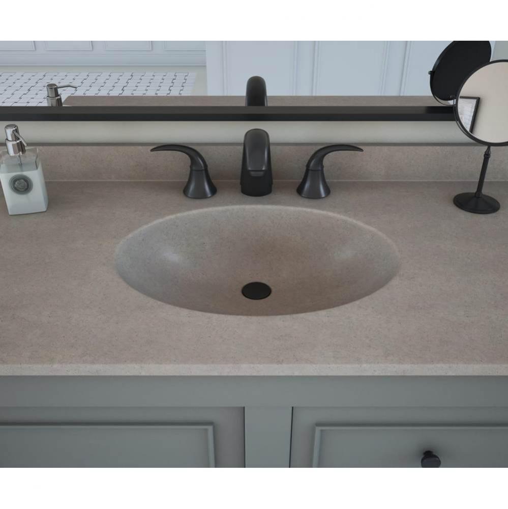 CH1B2243 Chesapeake 22 x 43 Single Bowl Vanity Top in Clay