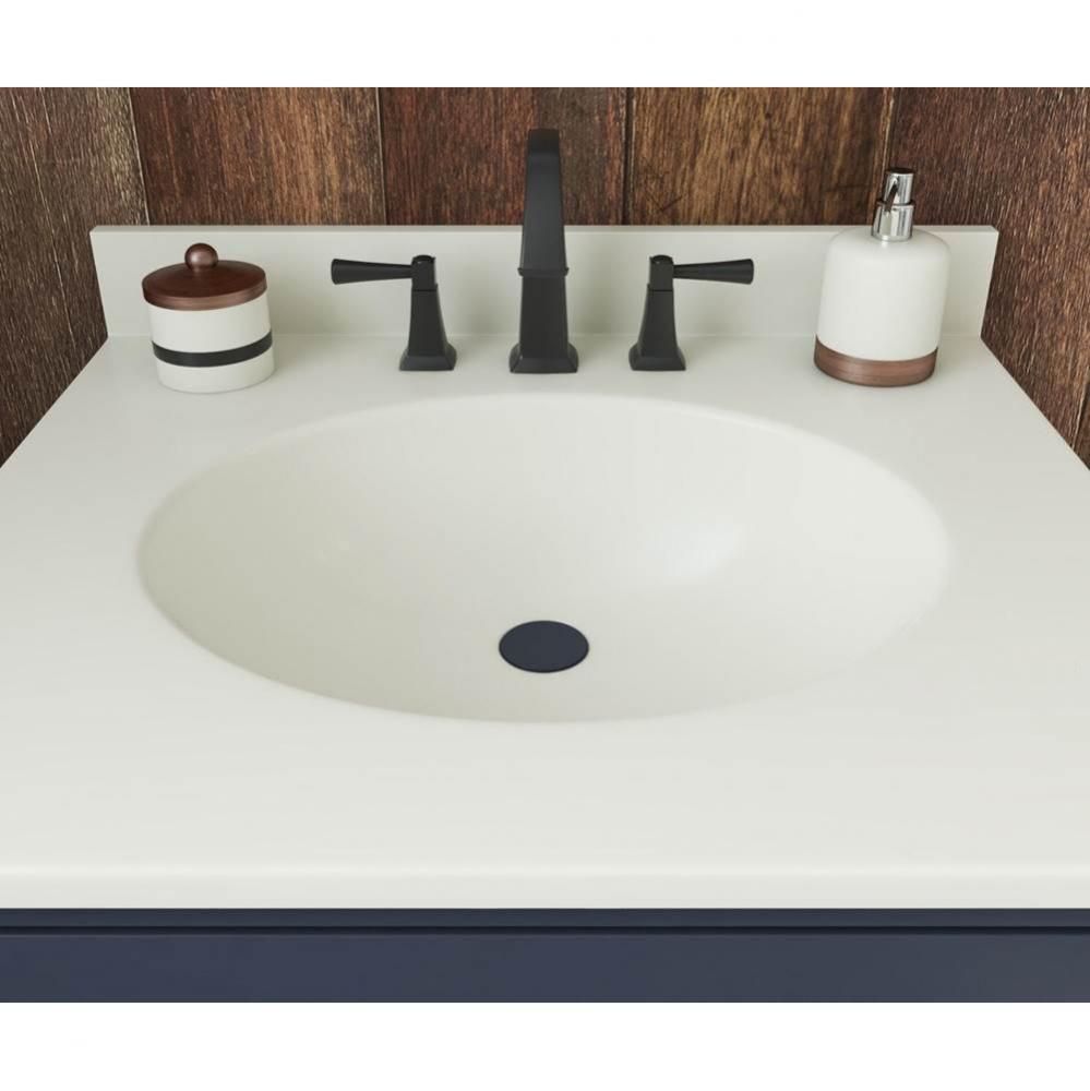 VT1B2231 Ellipse 22 x 31 Single Bowl Vanity Top in Bisque