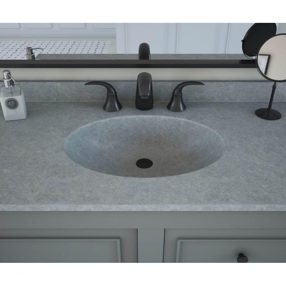 CH1B2243 Chesapeake 22 x 43 Single Bowl Vanity Top in Ash Gray