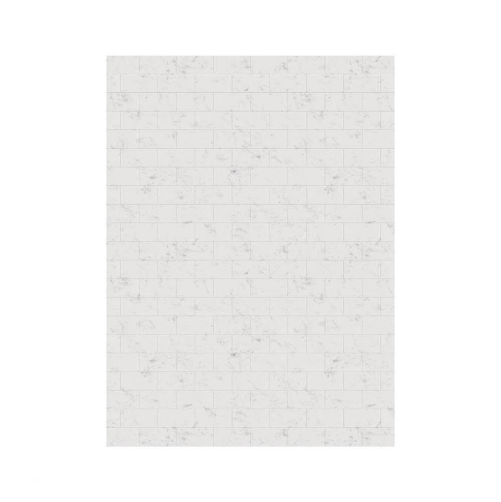 MTMK-8462-1 62 x 84 Swanstone® Metro Subway Tile Glue up Bathtub and Shower Single Wall Panel