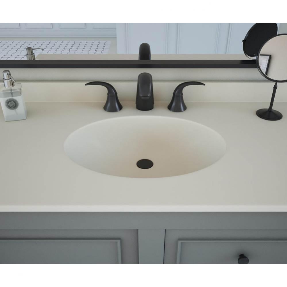 CH1B2255 Chesapeake 22 x 55 Single Bowl Vanity Top in Bone