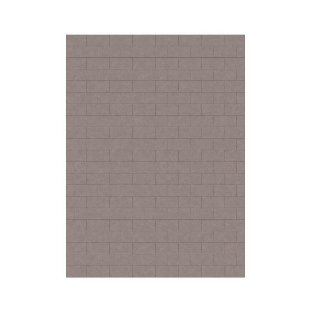 MTMK-8462-1 62 x 84 Swanstone® Metro Subway Tile Glue up Bathtub and Shower Single Wall Panel