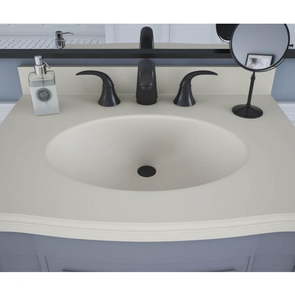 EV1B2225 Europa 22 x 25 Single Bowl Vanity Top in Bone