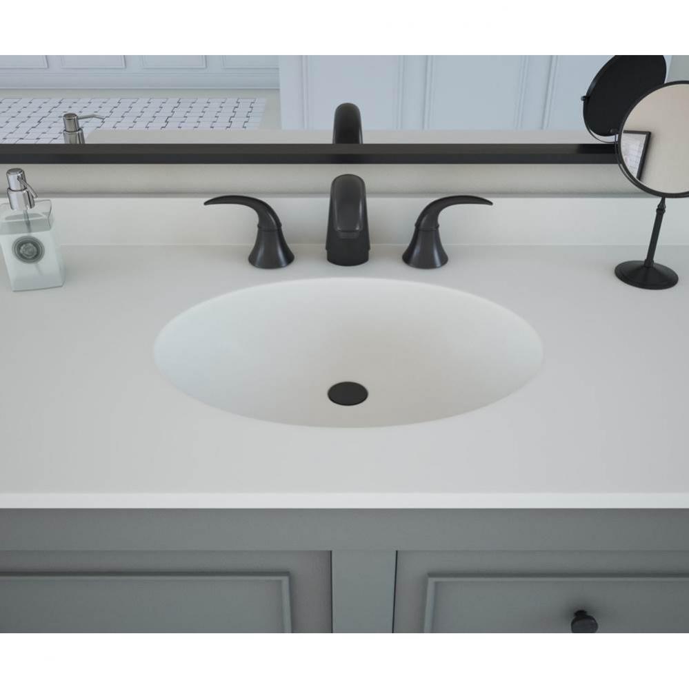 CH1B2243 Chesapeake 22 x 43 Single Bowl Vanity Top in White