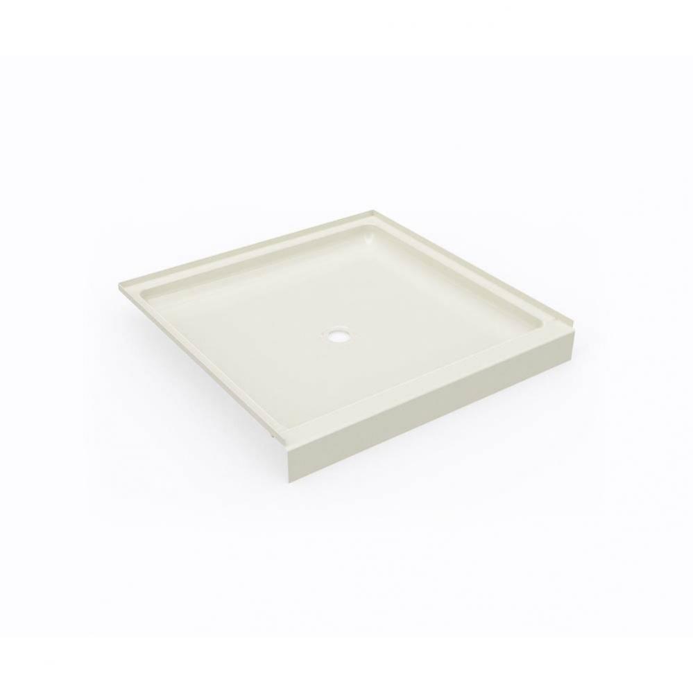 SS-4242 42 x 42 Swanstone® Alcove Shower Pan with Center Drain in Bone