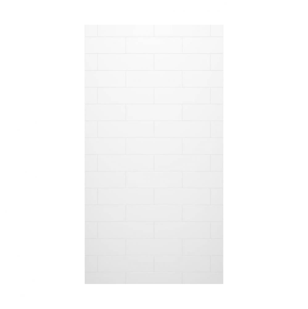 MSMK-8438-1 38 x 84 Swanstone® Modern Subway Tile Glue up Bathtub and Shower Single Wall Pane