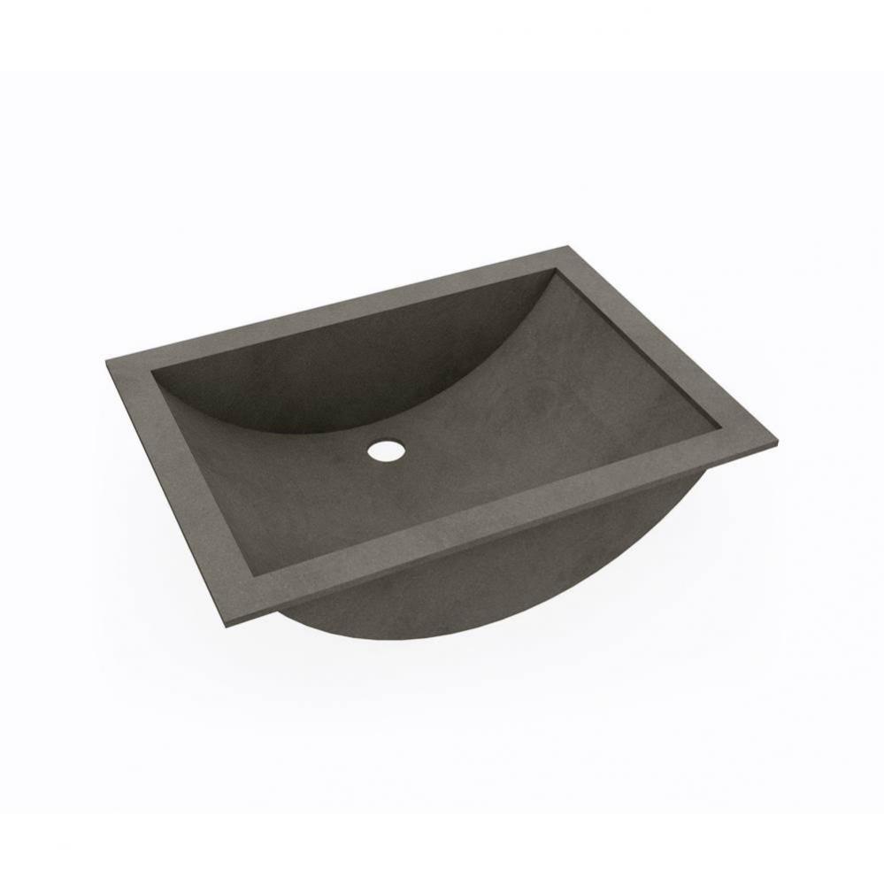 UC-1913 13 x 19 Swanstone® Undermount Single Bowl Sink in Charcoal Gray