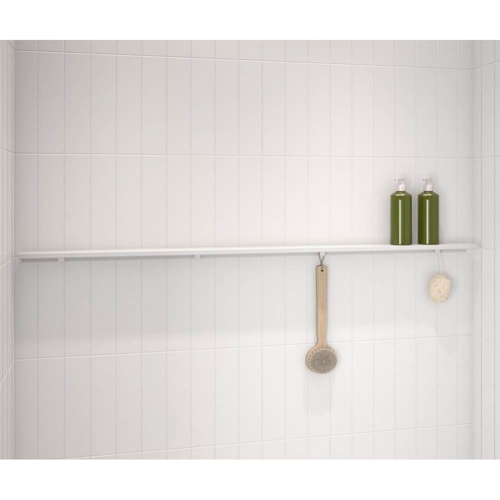 Odile 57 in. Long Shelf in White