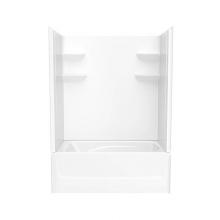 Swan VP6036CTSM2R.010 - VP6036CTSM2L/R 60 x 36 Veritek™ Pro Alcove Right Hand Drain Four Piece Tub Shower in White