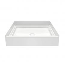 Swan VP3232CPANNS.010 - VP3232CPANNS Veritek™ Pro Alcove Shower Pan with Center Drain in White