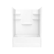 Swan VP6042CTSMR.010 - VP6042CTSML/R 60 x 42 Veritek™ Pro Alcove Right Hand Drain Four Piece Tub Shower in White