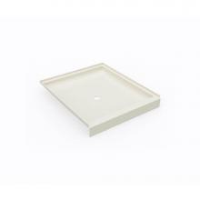 Swan SF04236MD.037 - SS-4236 42 x 36 Swanstone® Alcove Shower Pan with Center Drain in Bone