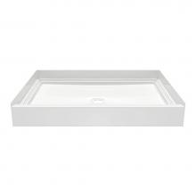 Swan VP4834CPAN.010 - VP4834CPAN Veritek™ Pro Alcove Shower Pan with Center Drain in White