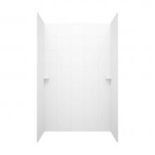 Swan SQMK723636.223 - 36'' x 36'' x 72'' Square Tile Bath Wall Kit