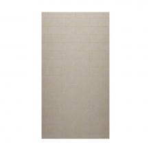 Swan MSMK8438.218 - MSMK-8438-1 38 x 84 Swanstone® Modern Subway Tile Glue up Bathtub and Shower Single Wall Pane