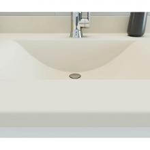 Swan CV02231.037 - CV1B2231 Contour 22 x 31 Single Bowl Vanity Top in Bone