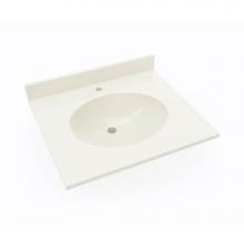 Swan VT01925.037 - VT1B1925 Ellipse 19 x 25 Single Bowl Vanity Top in Bone