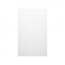 Swan MSMK9634.010 - MSMK-9634-1 34 x 96 Swanstone® Modern Subway Tile Glue up Bathtub and Shower Single Wall Pane