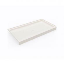 Swan SF03260MD.018 - SS-3260 32 x 60 Swanstone® Alcove Shower Pan with Center Drain in Bisque