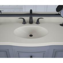 Swan EV02249.037 - EV1B2249 Europa 22 x 49 Single Bowl Vanity Top in Bone