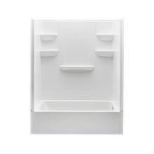 Swan VP6030CTSR.010 - VP6030CTSL/R 60 x 30 Veritek™ Pro Alcove Right Hand Drain Four Piece Tub Shower in White