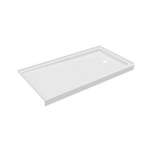 Swan FR03260RM.010 - FR-3260RM 32 x 60 Veritek Alcove Shower Pan with Right Hand Drain in White