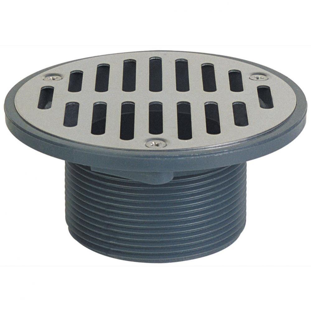 Adj Floor Drain 3 Mip Abs 5Ss R And S Rnd
