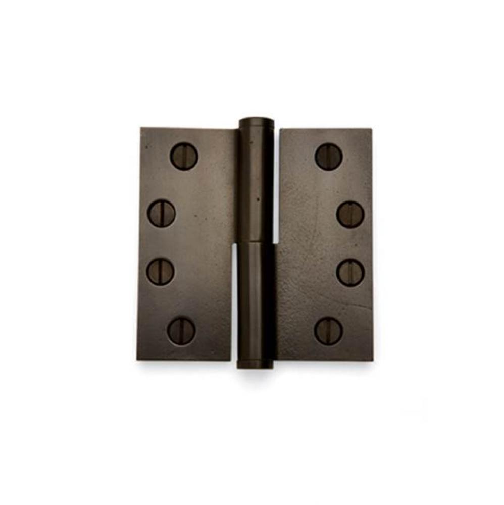 4'' x 4'' Standard door hinge w/finial.