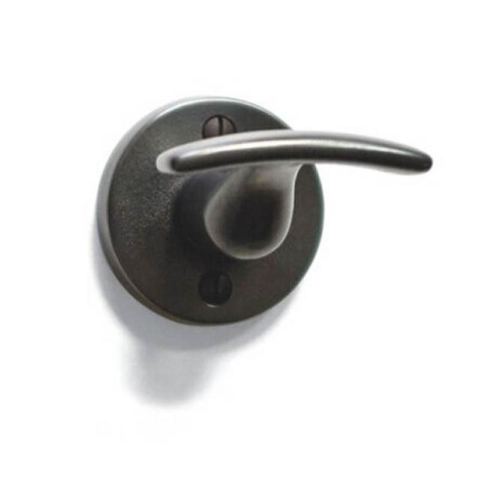 3 1/4'' x 2 1/2'' Hammerhead coat hook. Specify escutcheon.