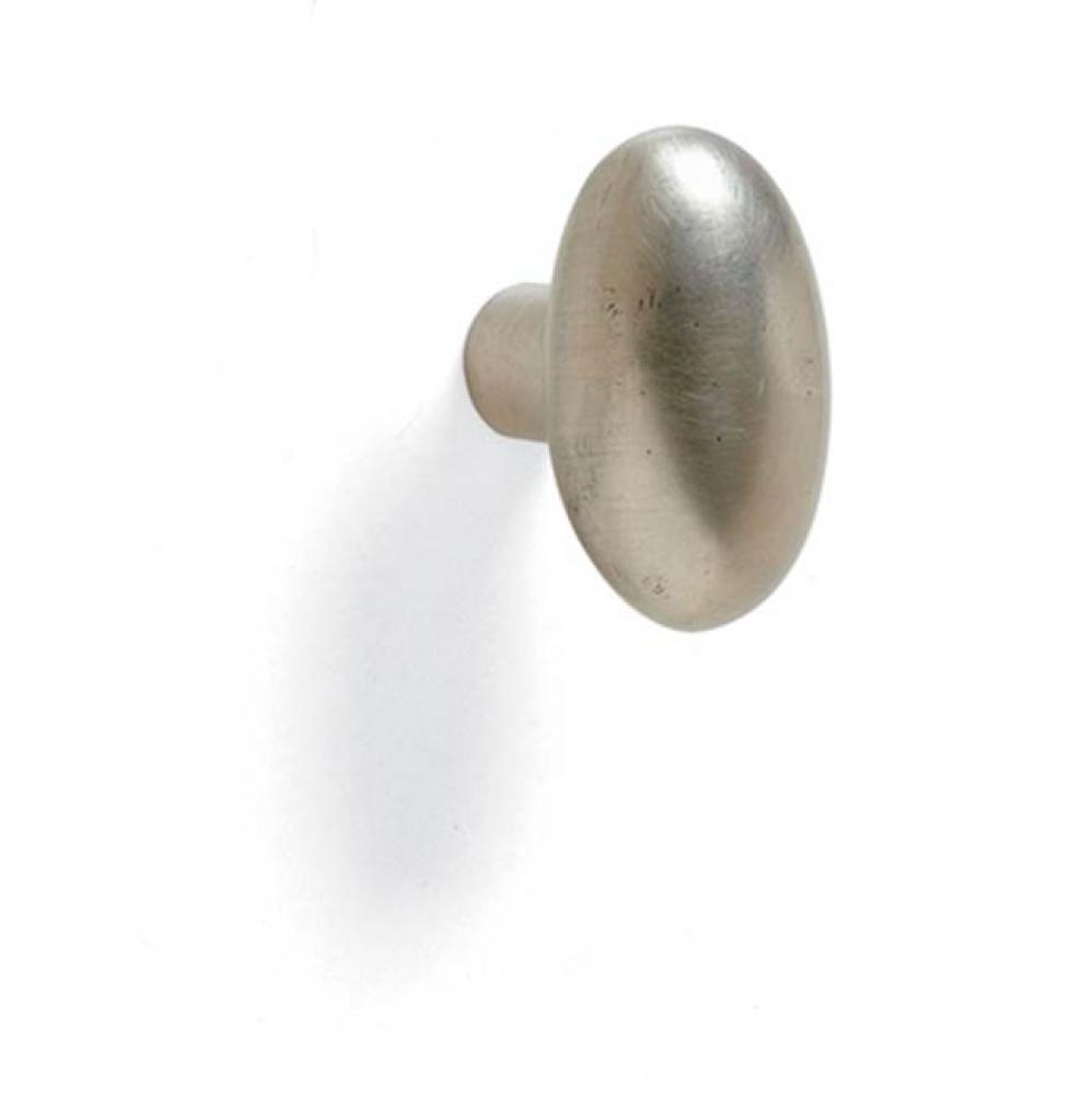 1'' x 1 1/2'' Oval cabinet knob.