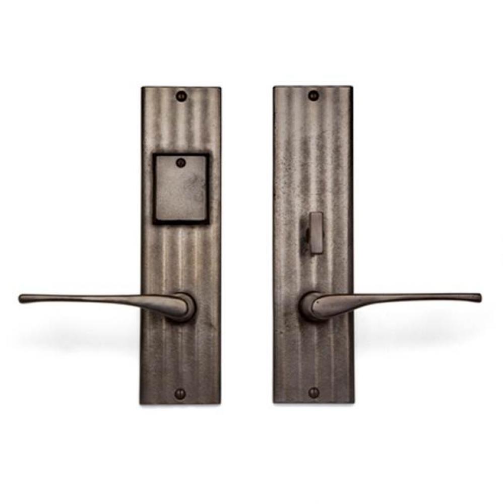 Double cylinder. Lever/knob x lever/knob deadbolt entry set. EP-1410-5.5KC (ext) EP-1410-5.5KC (in