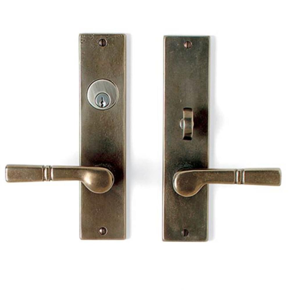 Double cylinder. Lever/knob x lever/knob ML entry set. EP-2107ML-KC (ext) EP-2107ML-KC (int) Non-e