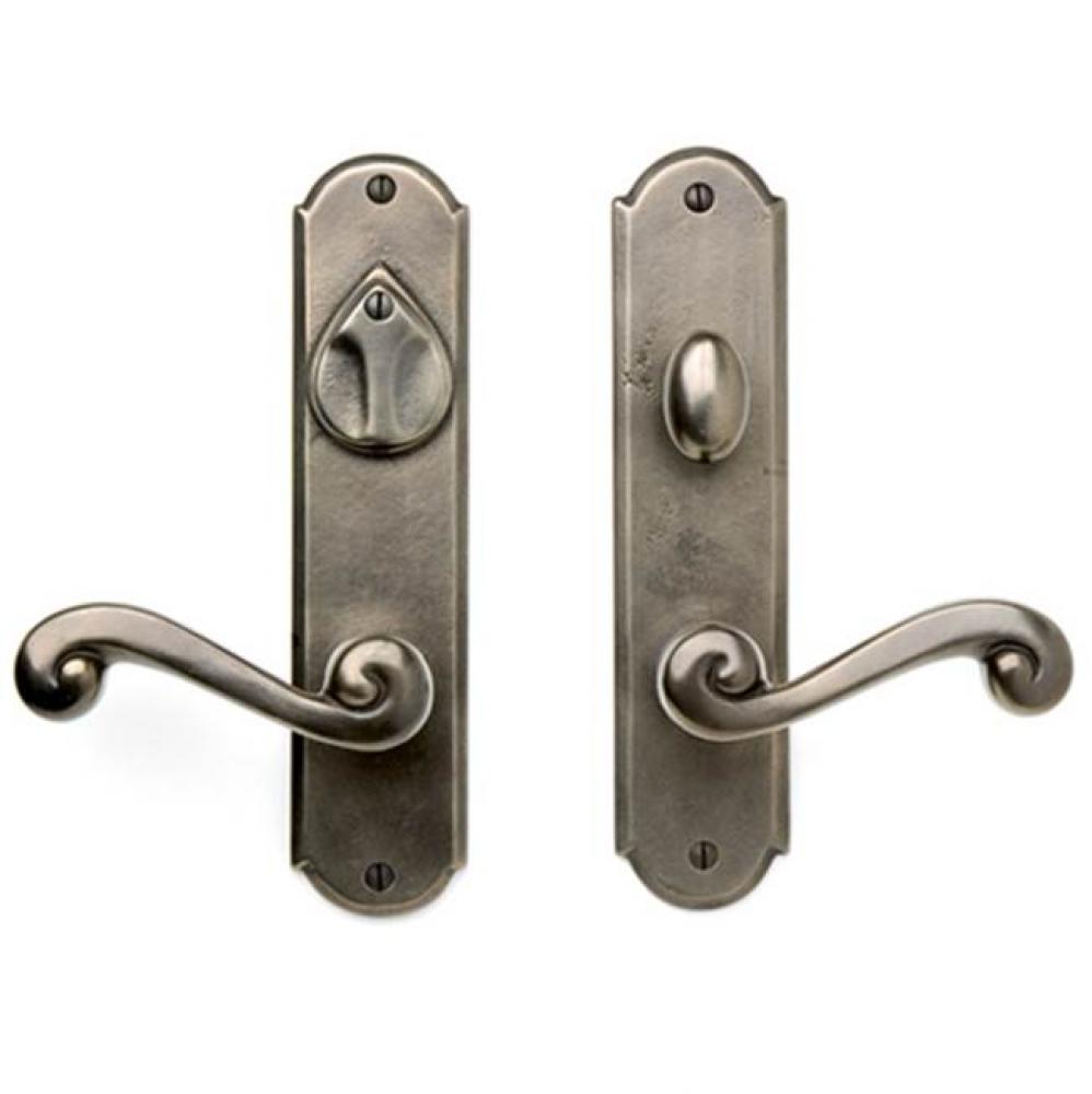 Double cylinder. Lever/knob x lever/knob deadbolt entry set. EP-A407KC (ext) EP-A407KC (int)*