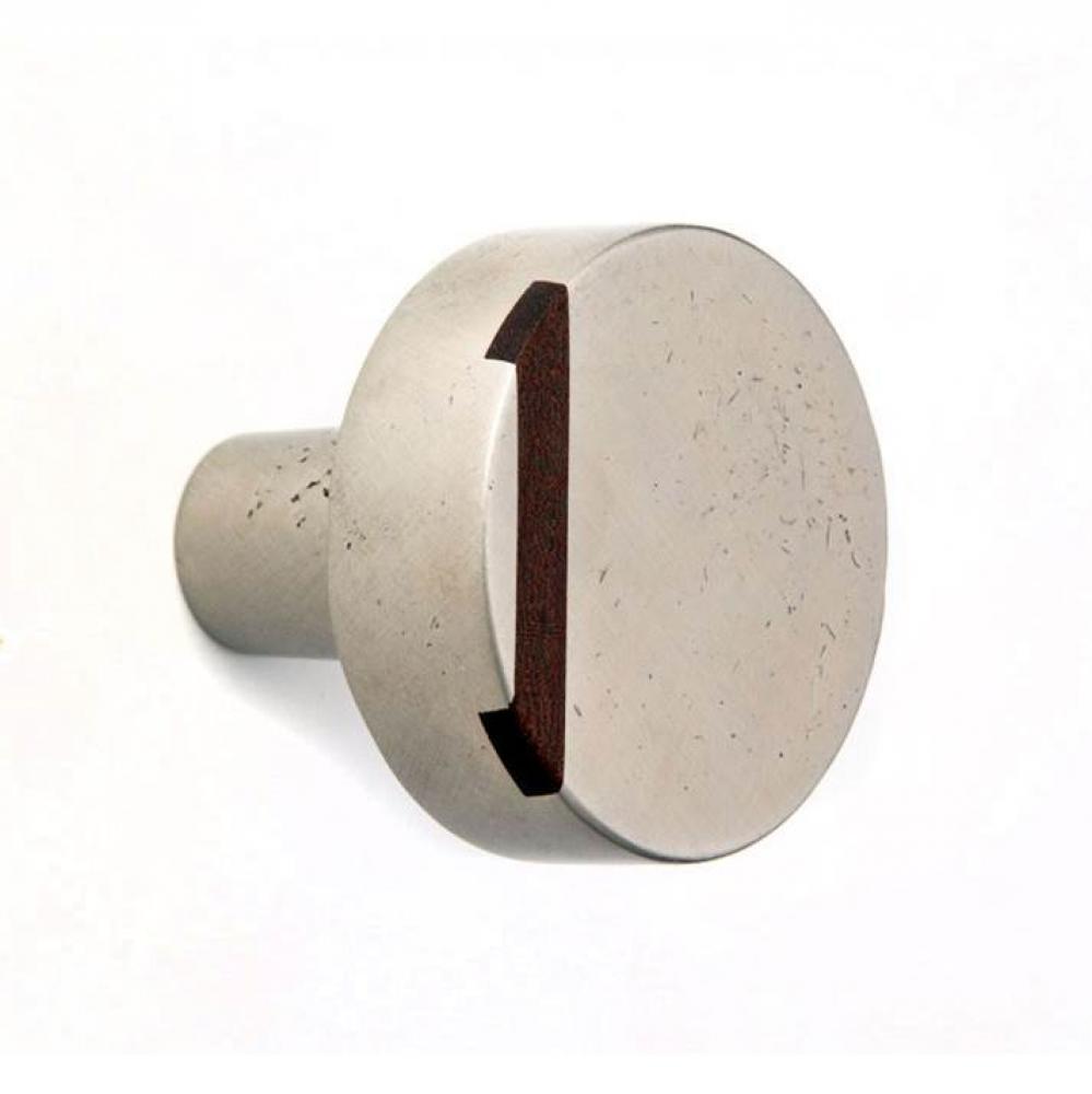 Round Flat Wood Inlay Knob