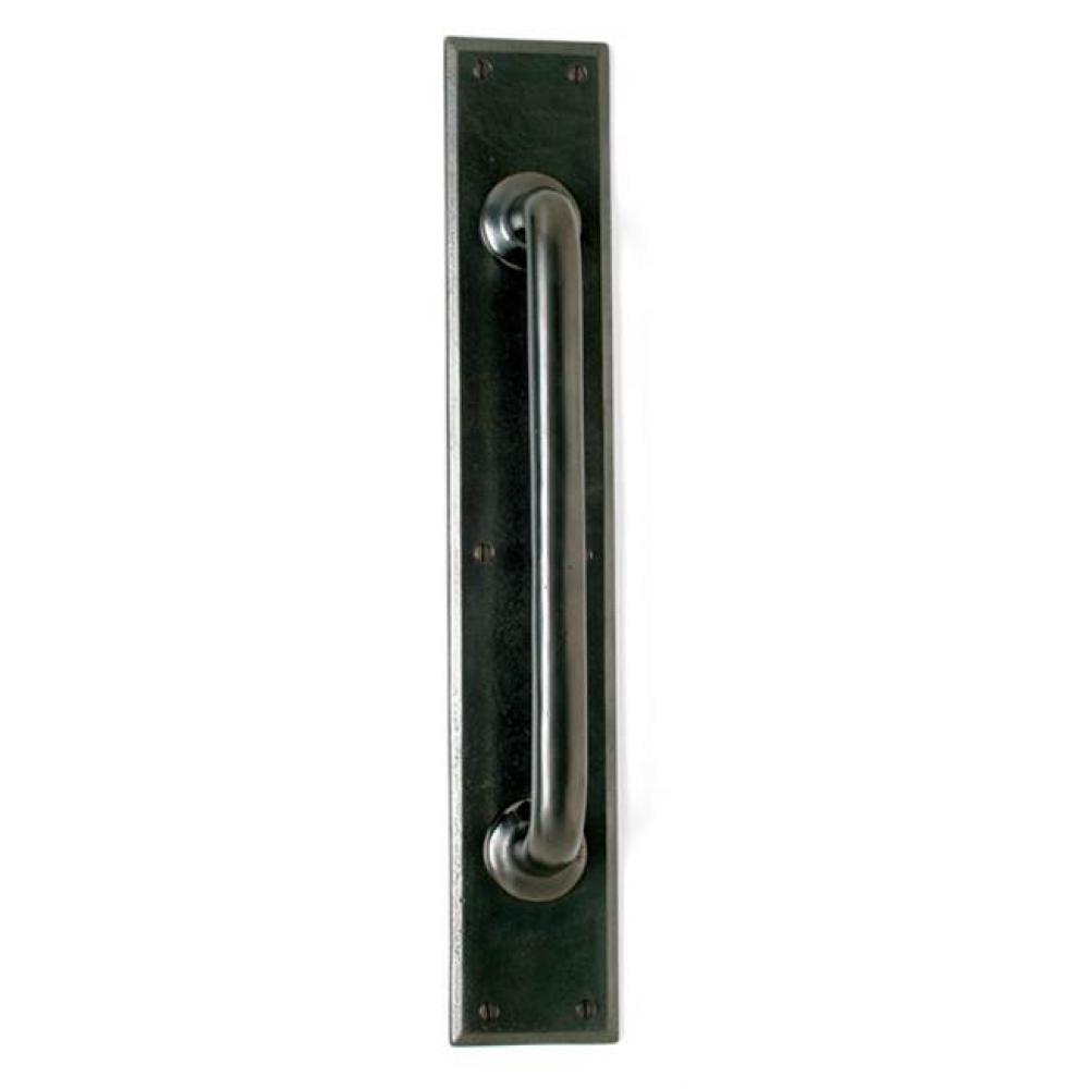 3'' x 17 3/4'' Bevel Edge push pull plate w/turn piece.