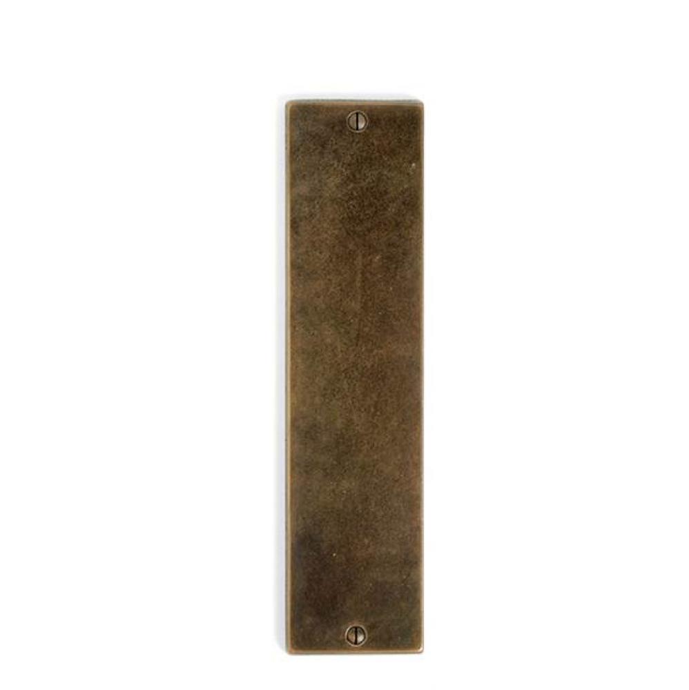 2 1/2'' x 19'' Arch push plate.