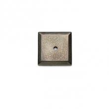 Sun Valley Bronze CKE-1 - 1'' Bevel Edge square cabinet knob escutcheon.