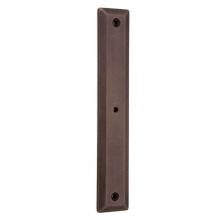 Sun Valley Bronze CKE-160 - 1'' x 6'' Bevel Edge rectangular cabinet knob escutcheon.