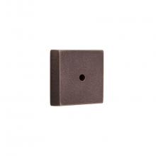 Sun Valley Bronze CKE-9138 - 1 3/8'' Contemporary square cabinet knob escutcheon.