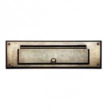 Sun Valley Bronze CS-MLST-16LC - Mail slot w/latch cam door & interior trim. 16'' w/16'' interior trim.